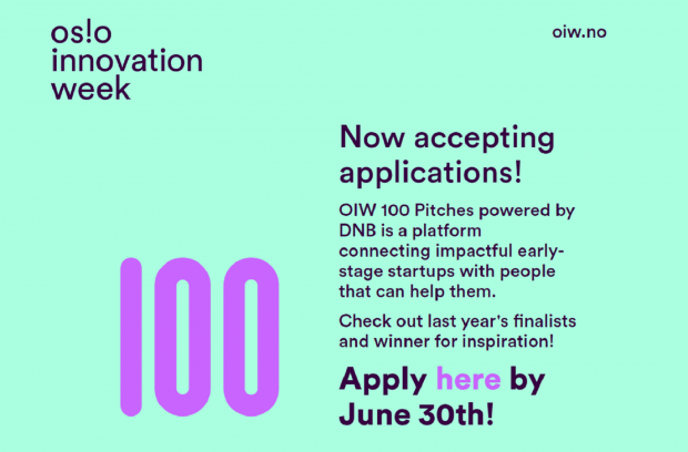 Oslo Innovation Week 100 Pitches 2022